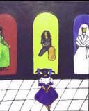 Acrylic on canvas, 9X12, 1998